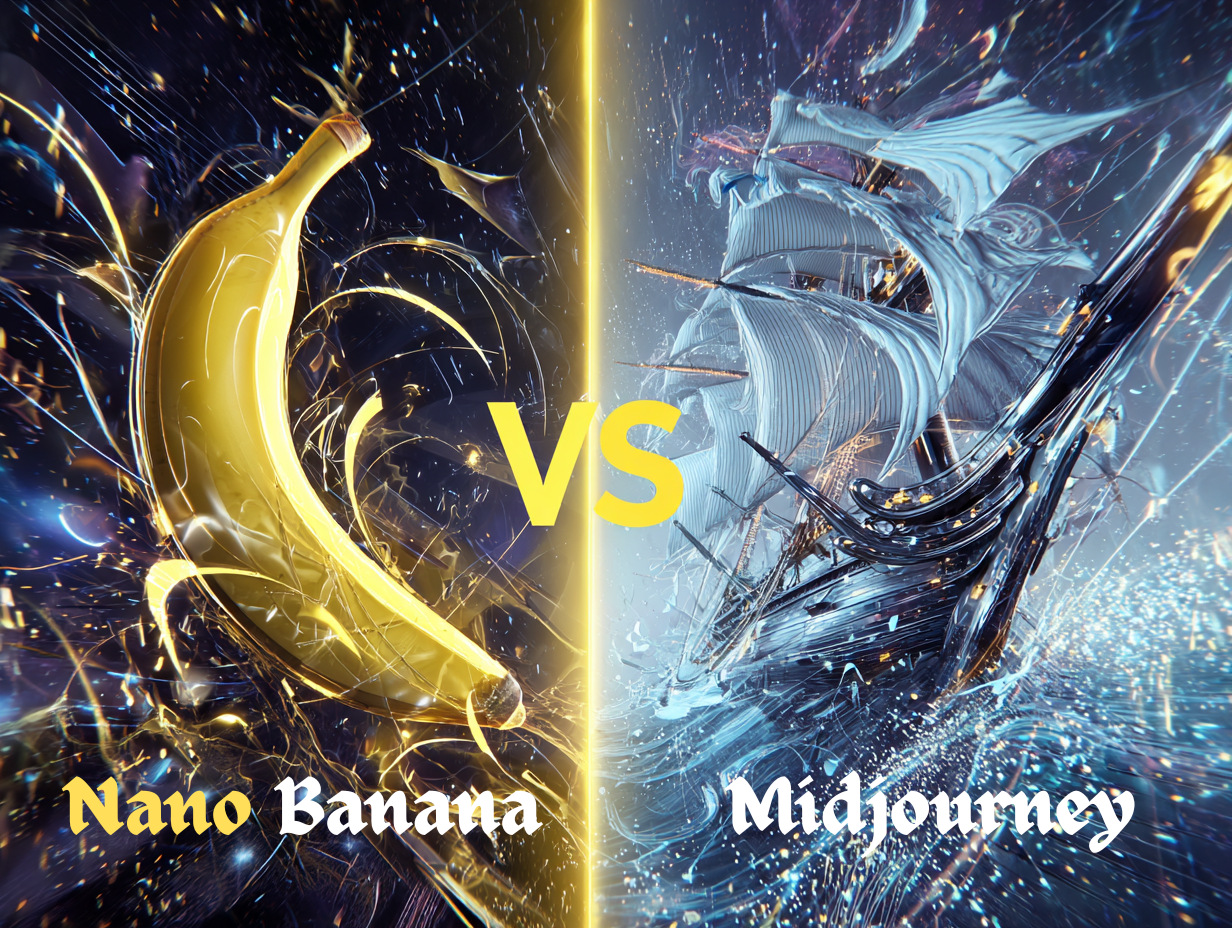 Nano Banana vs. Midjourney: A Comparison of AI Image Generation Tools
